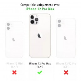 LaCoqueFrançaise - Coque iPhone 12 Pro Max transparente anti-choc