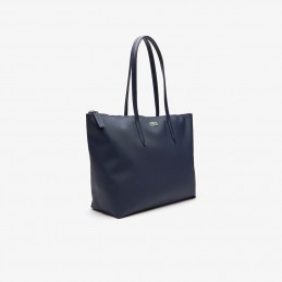 Lacoste - Sac cabas zippé L.12.12 Concept uni NF1888PO