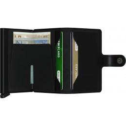 SECRID Miniwallet - Porte-cartes Cuir Matte compact et sécurisé