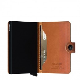 SECRID Miniwallet- Porte-cartes Cuir Perforated compact et sécurisé