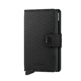 SECRID Miniwallet - Porte-cartes Cuir Carbon compact et sécurisé