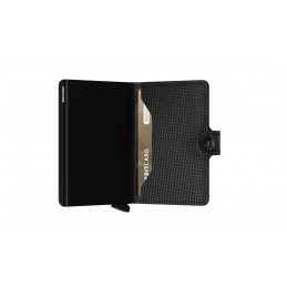 SECRID Miniwallet - Porte-cartes Cuir Carbon compact et sécurisé