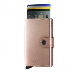 SECRID Miniwallet - Porte-cartes Cuir Metallic compact et sécurisé