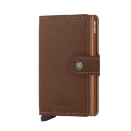 SECRID Miniwallet - Porte-cartes Cuir Saffiano compact et sécurisé