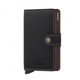 SECRID Miniwallet - Porte-cartes Cuir Saffiano compact et sécurisé