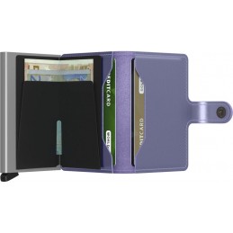 SECRID Miniwallet - Porte-cartes Cuir Metallic compact et sécurisé