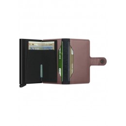 SECRID Miniwallet - Porte-cartes Cuir Matte compact et sécurisé