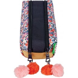 Tann's - Trousse scolaire double - Antonia bleue