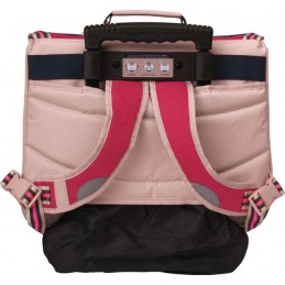 Collège - Tann's - Cartable trolley 38 cm - Célia rose