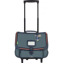Tann's - Cartable trolley 38 cm - Thomas gris