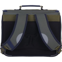 Tann's - Cartable 35 cm - 2 boucles - Oscar kaki