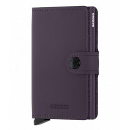 SECRID Miniwallet - Porte-cartes Cuir Matte compact et sécurisé