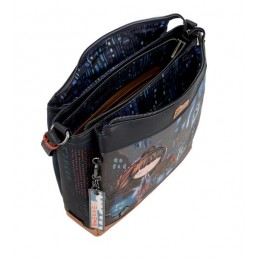 Anekke Contemporary - Sac à bandoulière rectangulaire 3 compartiments