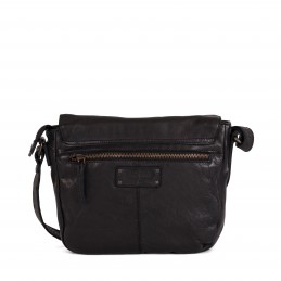 Gianni Conti - Sac bandoulière à rabat cuir vintage