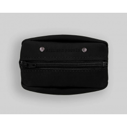 ATELIERS FOURES - Porte-monnaie Grain de café cuir avec Porte-Clé - Hector