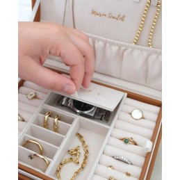 MAISON SCARLETT - Boite à bijoux Louise - Grainé