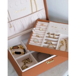 Coffret Bijoux - MAISON SCARLETT - Boite à bijoux Louise - Grainé