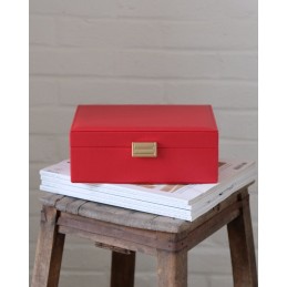 Coffret Bijoux - MAISON SCARLETT - Boite à bijoux Louise - Grainé