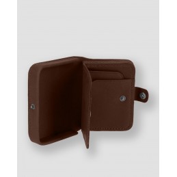 ATELIERS FOURES - Porte-monnaie rectangulaire cuir - Eléos