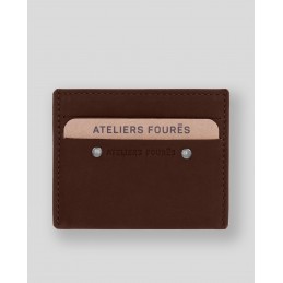 ATELIERS FOURES - Porte-carte cuir