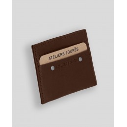 ATELIERS FOURES - Porte-carte cuir
