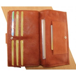 Tout-en-un - LE CAÏMAN - Compagnon en cuir gloss aspect brillant