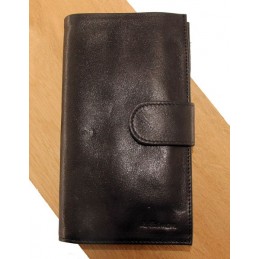 LE CAÏMAN - Compagnon en cuir gloss aspect brillant