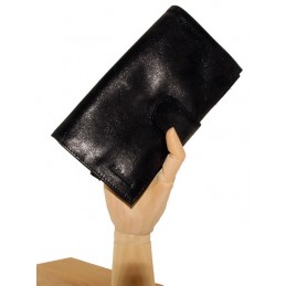 Tout-en-un - LE CAÏMAN - Compagnon en cuir gloss aspect brillant