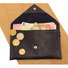 Porte Cartes - LE CAÏMAN - Porte-papiers en cuir gloss aspect brillant