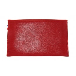 LE CAÏMAN - Porte-papiers en cuir gloss aspect brillant