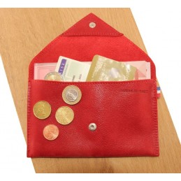 LE CAÏMAN - Porte-papiers en cuir gloss aspect brillant