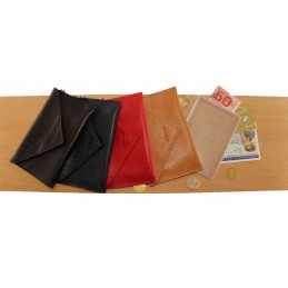 Porte Cartes - LE CAÏMAN - Porte-papiers en cuir gloss aspect brillant