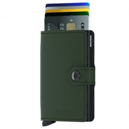Porte Cartes - SECRID Miniwallet - Porte-cartes Cuir Matte compact et sécurisé