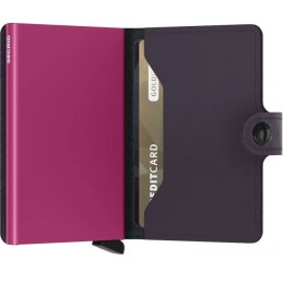SECRID Miniwallet - Porte-cartes Cuir Matte compact et sécurisé
