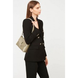 LANCASTER - Petit Sac Trotteur à Rabat Grainé - Top Double