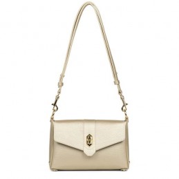 LANCASTER - Petit Sac Trotteur à Rabat Grainé - Top Double