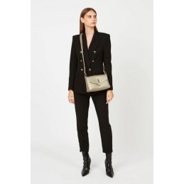 LANCASTER - Petit Sac Trotteur à Rabat Grainé - Top Double
