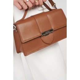 Sac bandoulière - LANCASTER - Sac Baguette à rabat avec fermoir M - Paris Ily