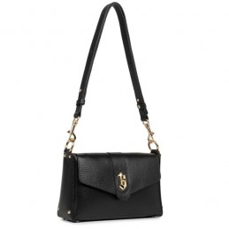 Sac bandoulière - LANCASTER - Petit Sac Trotteur à Rabat Grainé - Top Double