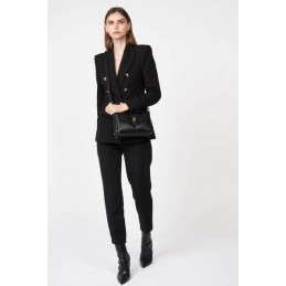 Sac bandoulière - LANCASTER - Petit Sac Trotteur à Rabat Grainé - Top Double
