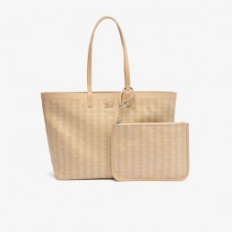 LACOSTE - Sac cabas Zely moyen monogramme