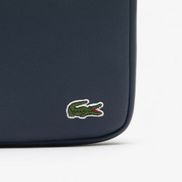 Sacoche - LACOSTE - Sacoche Medium LCST croisée en petit piqué