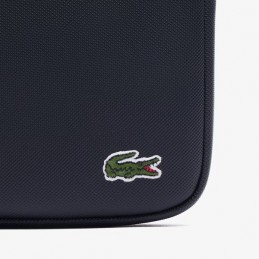 LACOSTE - Sacoche Medium LCST croisée en petit piqué