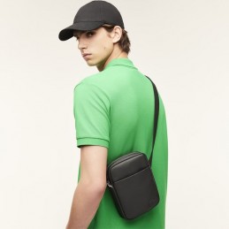 LACOSTE - Sacoche verticale Men's Classic effet petit piqué