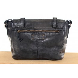 Sac bandoulière - GIANNI CONTI - Sac gibecière à rabat cuir vintage