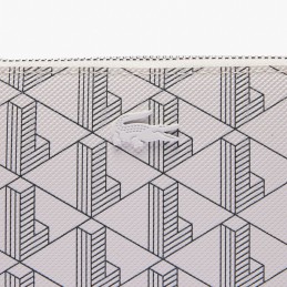 LACOSTE - Portefeuille zippé Daily Lifestyle Monogramme
