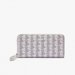 LACOSTE - Portefeuille zippé Daily Lifestyle Monogramme