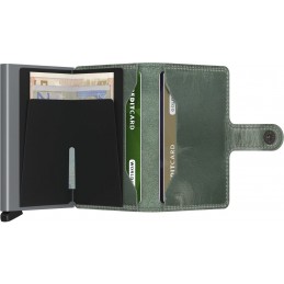SECRID Miniwallet - Porte-cartes Cuir Vintage compact et sécurisé