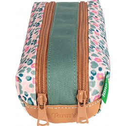 Tann's - Trousse scolaire double - Iris vert