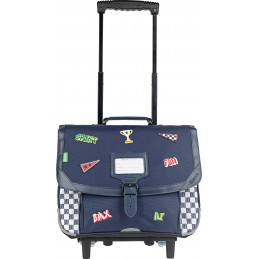 Tann's - Cartable trolley 38 cm - Mathéo bleu